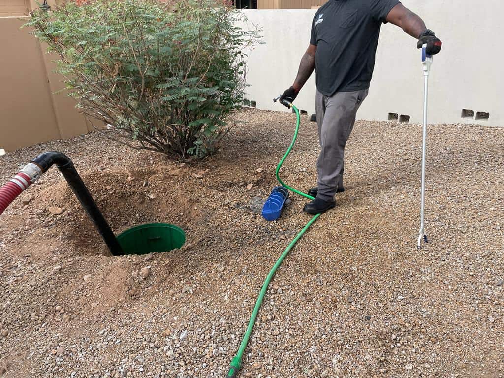 2000 gallon septic tank pumping in Cave Creek AZ