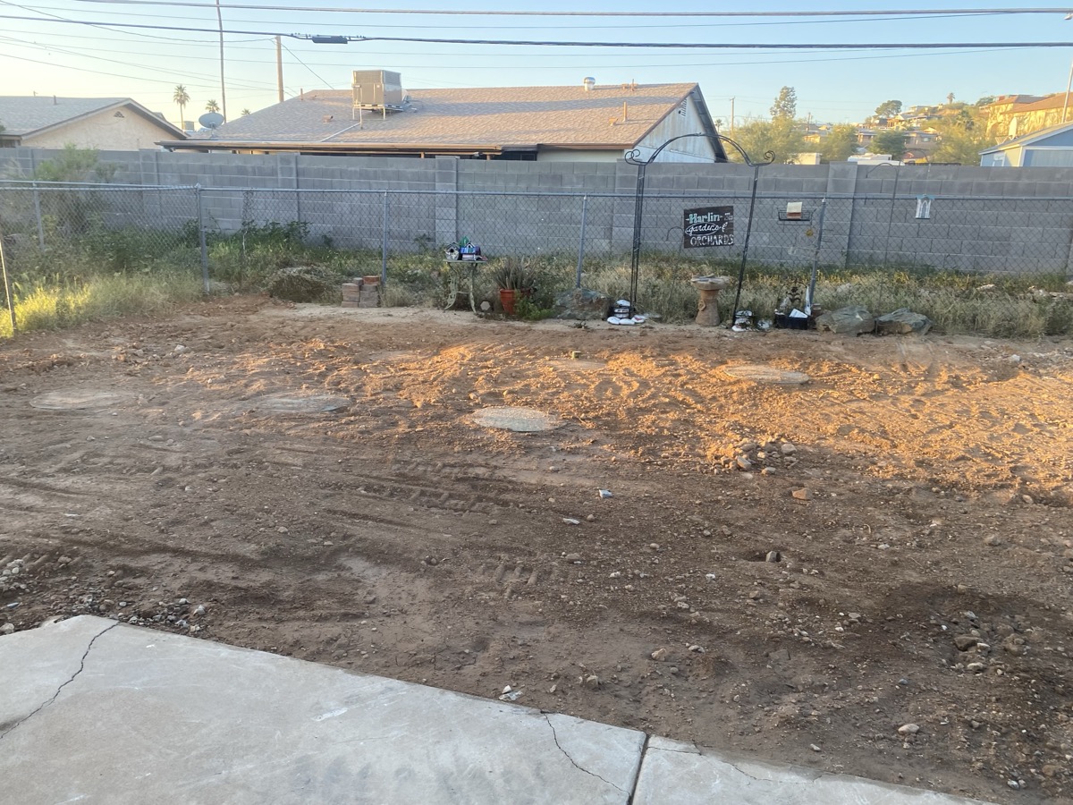 Septic riser and pump tank access on a Rio Verde Foothills property